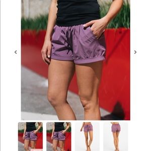 Zyia lavender summer shorts